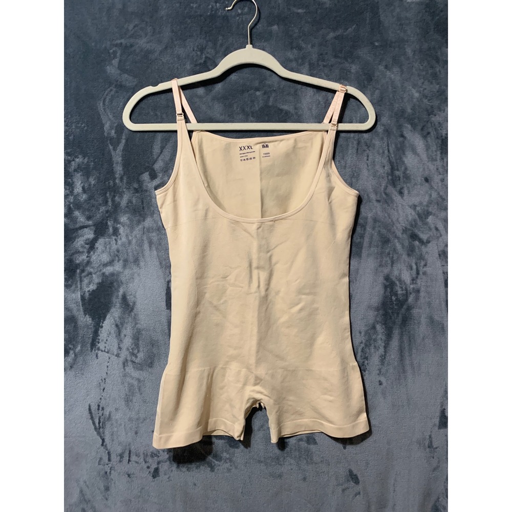 Empetua Shapewear Bodysuit Womens XXXL 73005 Beige Seamless Smoothing EUC